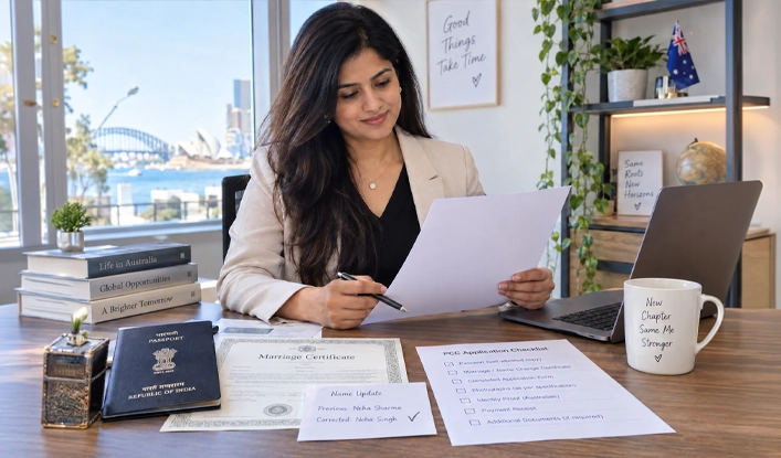 Applying for an Indian PCC After a Name Change Marriage_ Legal_ or Spelling Correction1