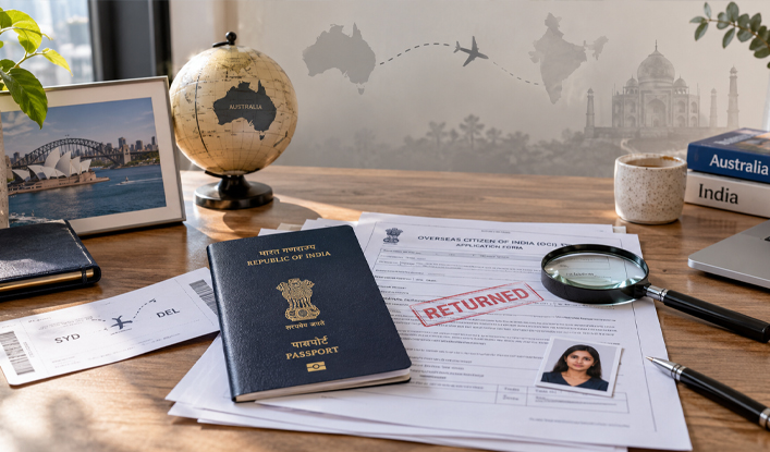 OCI Application Rejected or Returned Common Mistakes Australians Should Check